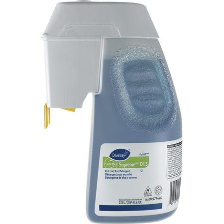 DIVERSEY Pot/Pan Detergent, For Optifill System, 2.5L, Blue DVO94977476